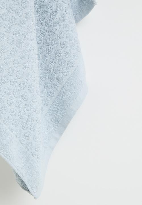 Pop Candy - Honeycomb pattern bath towel - blue