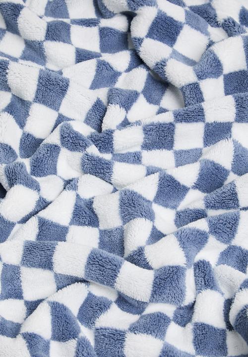 Pop Candy - Checkered hand towel - blue