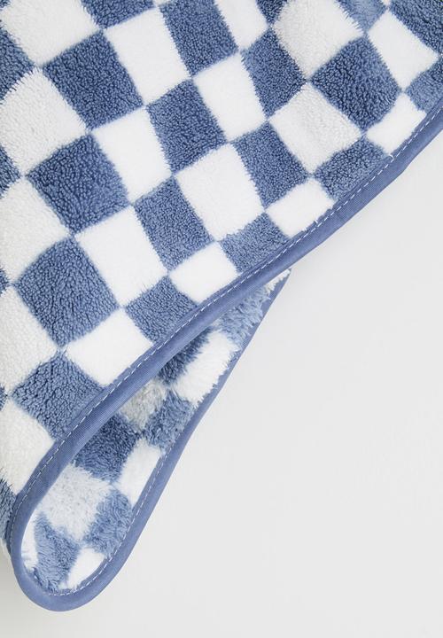Pop Candy - Checkered hand towel - blue