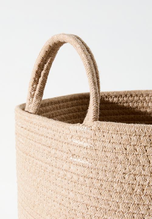 Pop Candy - Woven laundry bin (M) - neutral