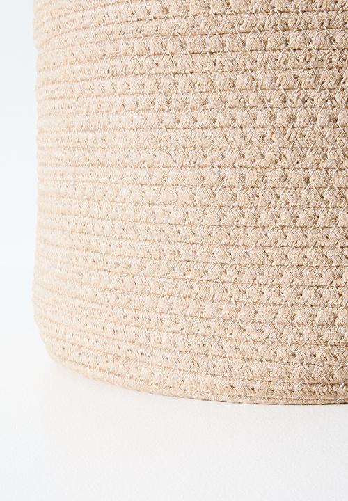 Pop Candy - Woven laundry bin (L) - neutral