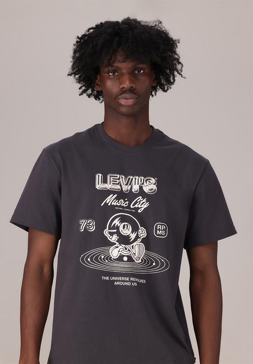 Levi’s® - SS RELAXED FIT TEE ZA - MUSIC CITY 2 PHANTOM