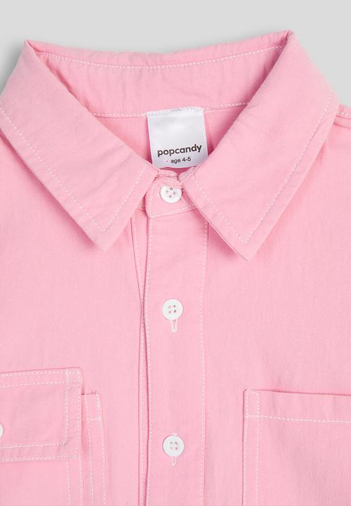 Pop Candy - Shacket - carnation pink