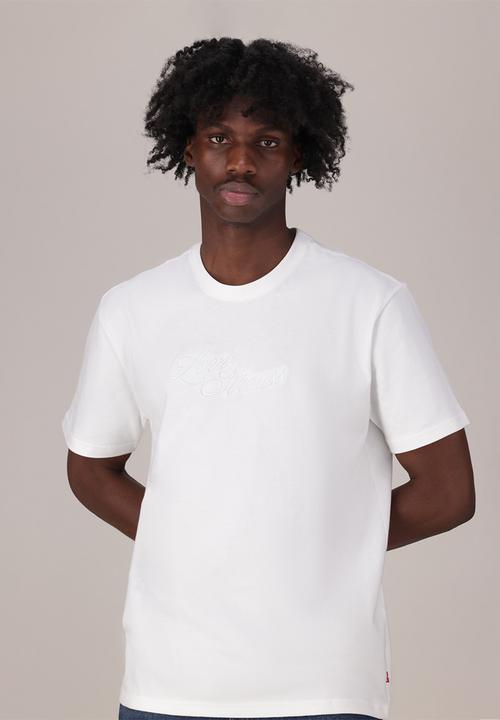 Levi’s® - SS RELAXED FIT TEE ZA - LEVIS CREST EGRET