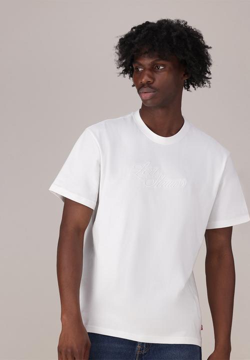Levi’s® - SS RELAXED FIT TEE ZA - LEVIS CREST EGRET