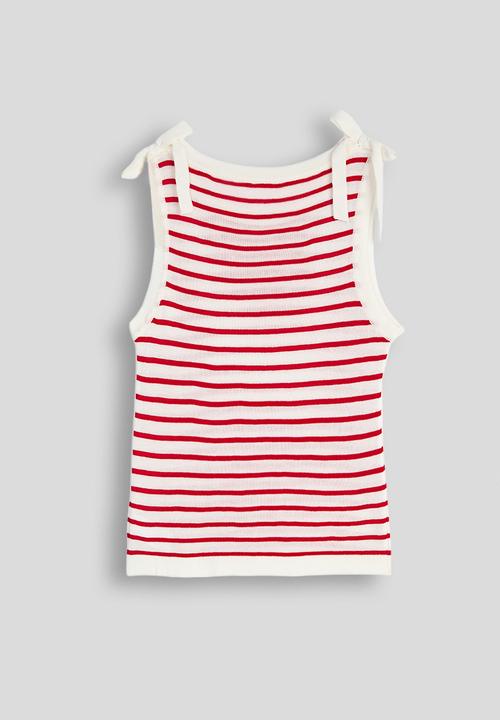 Pop Candy - Striped tank top - red stripe