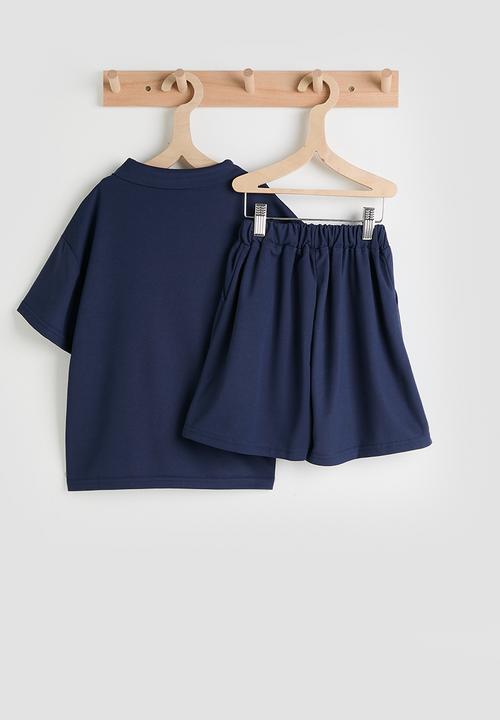 Pop Candy - Polo-style shirt with shorts - navy