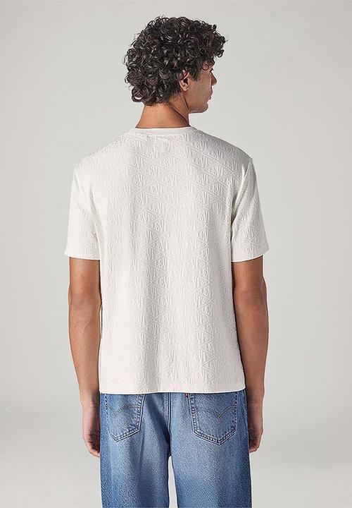 Levi’s® - SP TRANSFER JACQUARD TEE - White / Off White