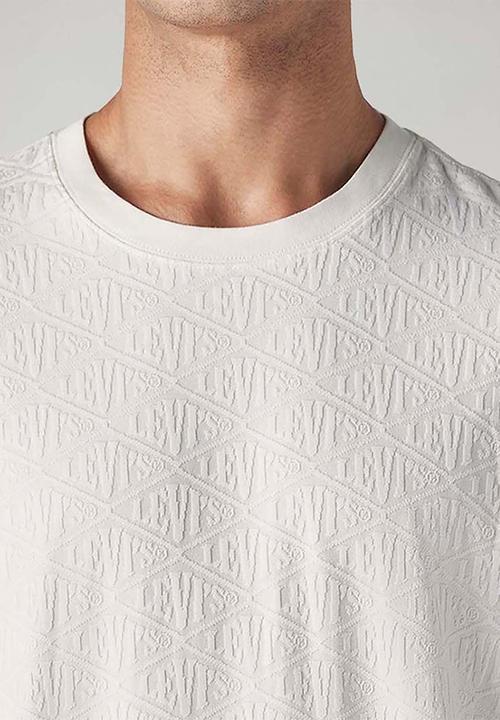 Levi’s® - SP TRANSFER JACQUARD TEE - White / Off White
