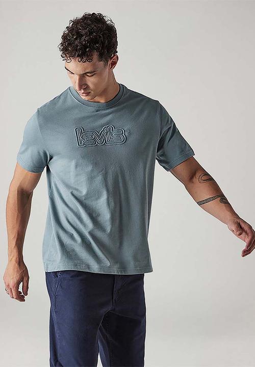 Levi’s® - SP SOFT QUILT EMBOSS GRP TEE - Blue