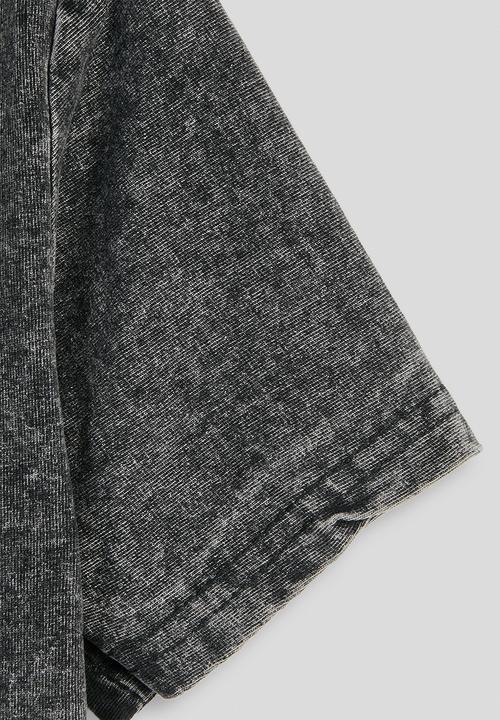 Pop Candy - Slogan distressed tee - dark grey