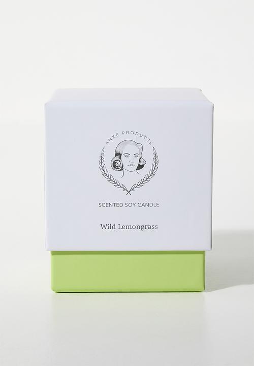 Anke Products - Wild lemongrass soy candle (gift box small)