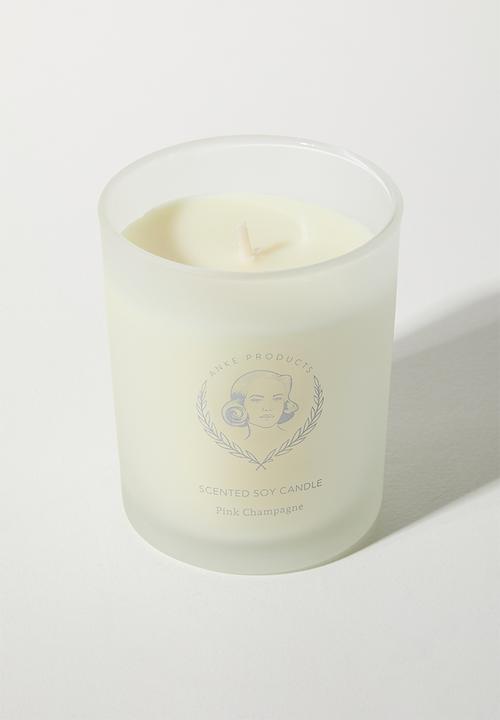 Anke Products - Pink champagne soy candle (gift box small)