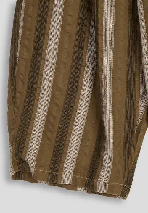 Pop Candy - Striped wide leg pants - brown multi