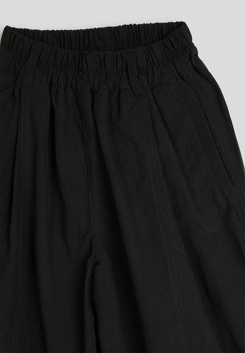 Pop Candy - Panelled wide leg pants - black