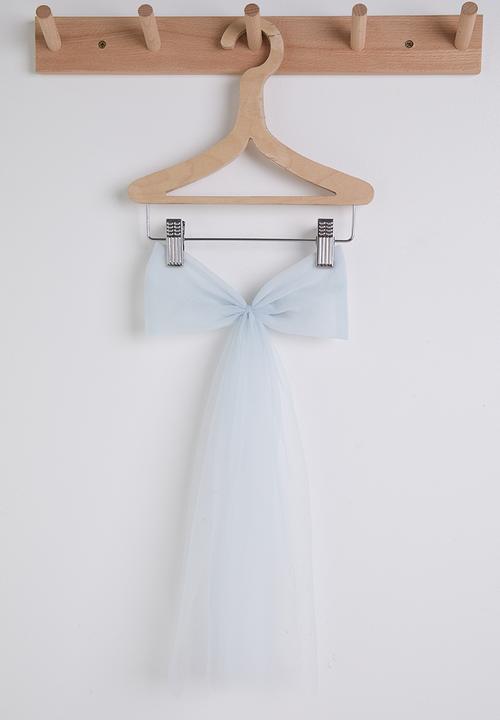 Pop Candy - Tulle overlay tiered dress with ruffle hem - blue ombre