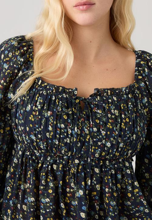 Levi’s® - Oraya Long sleeve Blouse - Lexi Floral Navy Blazer Cotton