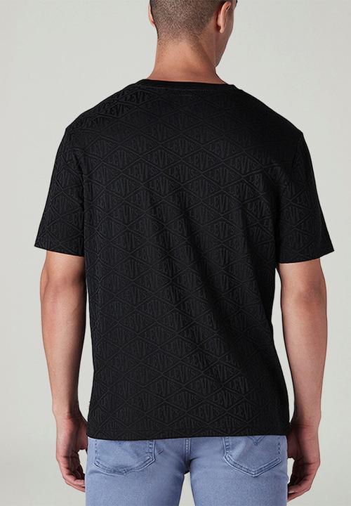 Levi’s® - Sp transfer jacquard tee - black