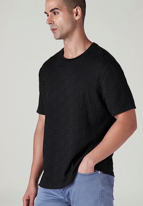 Levi’s® - Sp transfer jacquard tee - black