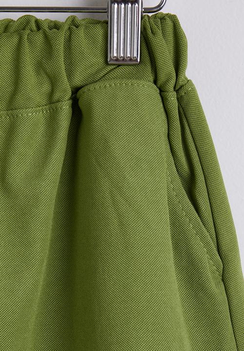 Pop Candy - Polo-style shirt with shorts - moss green