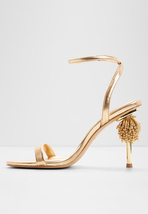 ALDO - Aurorae open toe ankle strap - gold