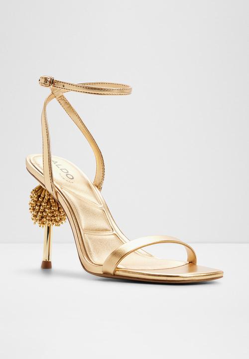 ALDO - Aurorae open toe ankle strap - gold