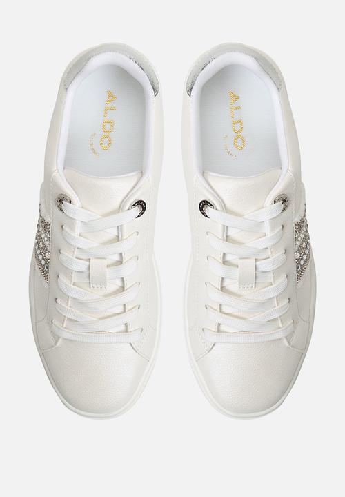 ALDO - Palazzi sneaker - white/silver