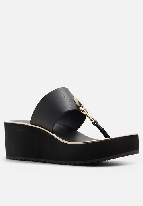 ALDO - Penelopy open toe mule - black