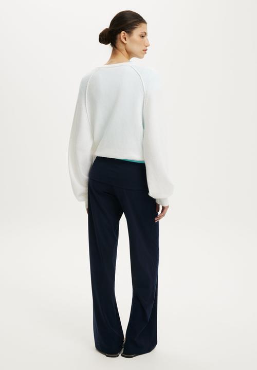 Cotton On - Honey Fold Over Pant - Total Eclipse