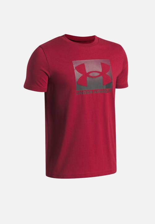 Under Armour - Ua b boxed sports update short sleeve - cardinal/vintage maroon