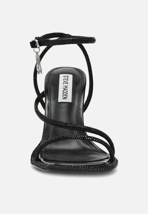 Steve Madden - Brittina open toe ankle strap - black