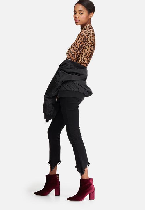 Vero Moda - Rie leo mesh frill top