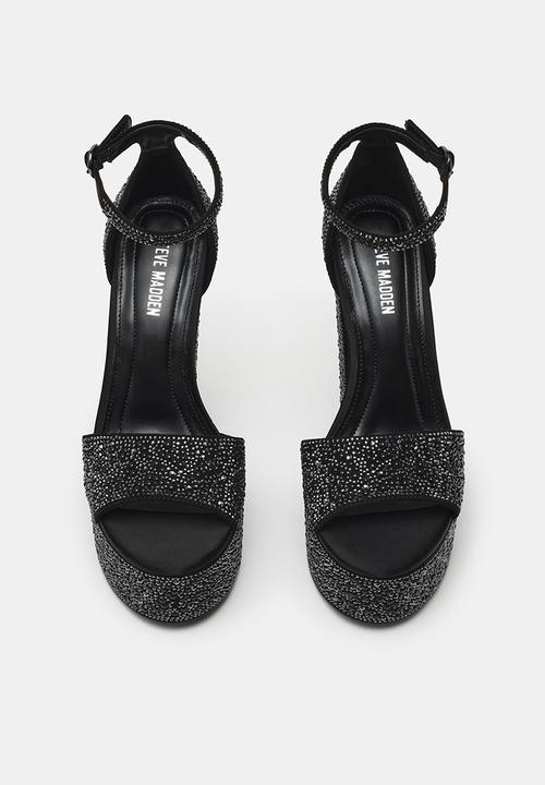Steve Madden - Glam open toe ankle strap - black