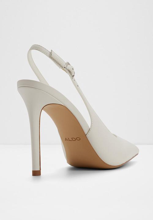 ALDO - Stessysling2.0 closed toe slingback - white/bone