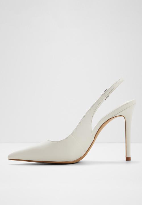 ALDO - Stessysling2.0 closed toe slingback - white/bone