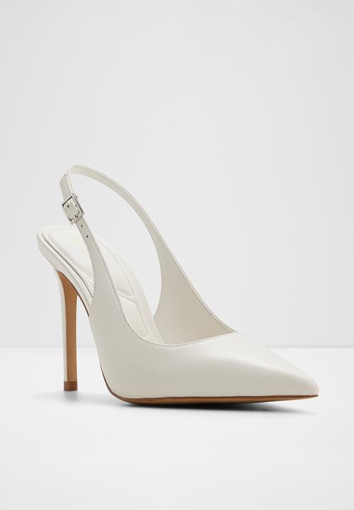 ALDO - Stessysling2.0 closed toe slingback - white/bone