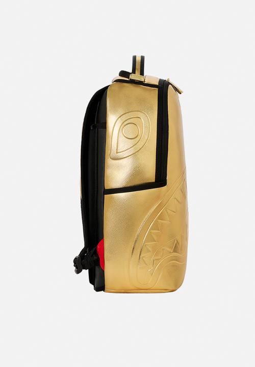 Sprayground - Sharks In Paris Gold Drip Backpack - Brown Multi