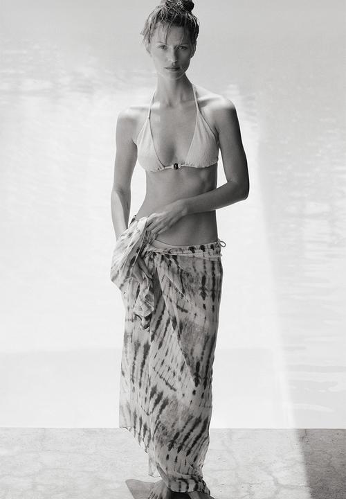 H&M - Sarong - light beige/tie-dye