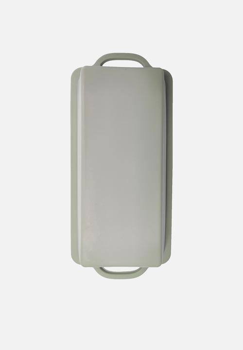 Home Classix - Home Classix Silicone Loaf Pan With Solid Handle - medium green