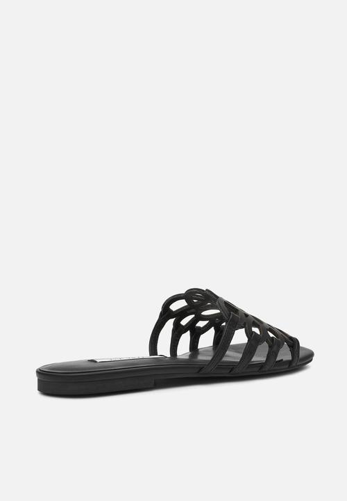Steve Madden - Lotus-cn slide - black leat