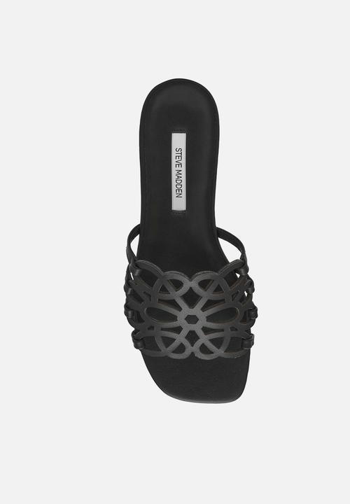 Steve Madden - Lotus-cn slide - black leat