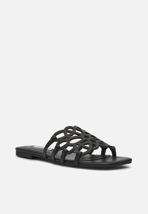 Steve Madden - Lotus-cn slide - black leat