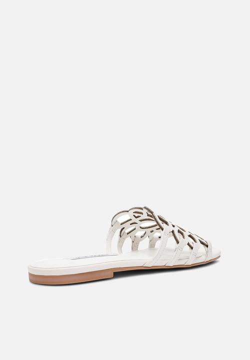 Steve Madden - Lotus-cn slide - white leat