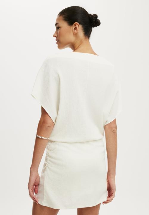 Cotton On - Mia Mini Dress - Creme Fraiche