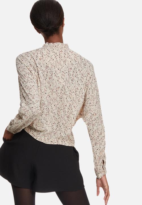 Vero Moda - Harly flower crop shirt