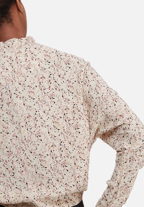 Vero Moda - Harly flower crop shirt