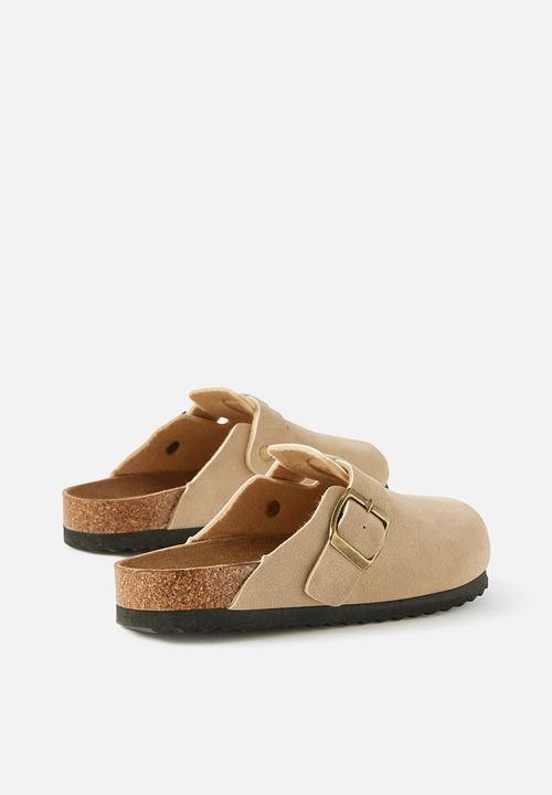 Cotton On - Kids Buckle Slide - Semolina