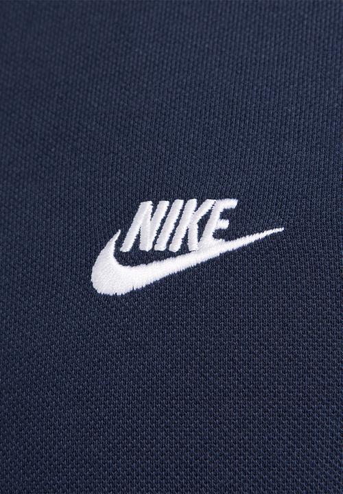 Nike - Club Ss Polo Pique  - Obsidian/White