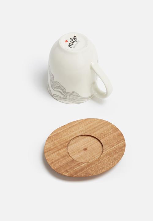 Love Milo - Mineral mug with saucer