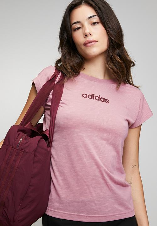 adidas Performance - W Lin Sj T S26 - Magic Mauve / Maroon